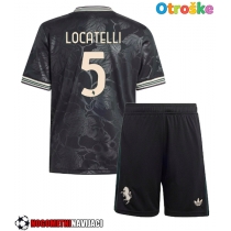 Otroške Nogometnih dresov Juventus Manuel Locatelli #5 Tretji 2025-26 Kratki rokavi (+ hlače)